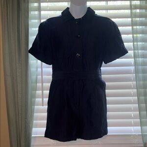 Ann Taylor elite navy shorts romper size 6P